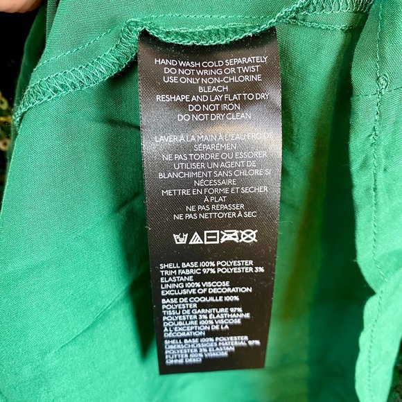 NWT Maeve Sleeveless Sequin Stripe Midi Dress in Green Size Medium. - Picture 11 of 16